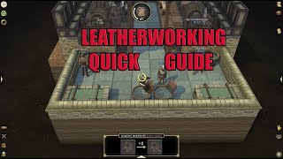 Leatherworking  Quick Guide  Brighter Shores [upl. by Quinton]