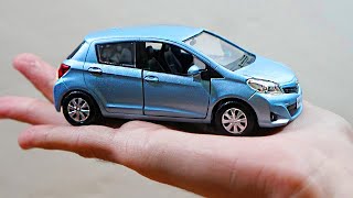 Unboxing of Toyota YarisVitzVios Hatchback Diecast Model Car [upl. by Lashonde]