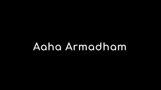 Armadham  Lyrics  Aavesham  Black Screen Malayalam Song Lyrics [upl. by Lejeune960]