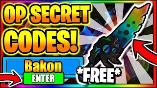 ALL NEW WINTER EVENT UPDATE CODES Bakon Roblox [upl. by Anwahs]