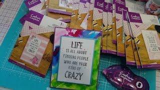 Crafters Companion Quirky Sentiments Stamps Review amp Order Corrections quotHaulquot [upl. by Auqenehs471]