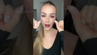 Sopracciglia simmetriche in 1 minuto makeuphacks makeuptips sopracciglia microblading tutorial [upl. by Eltsirk234]