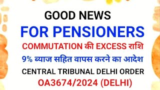 Pension case order refund excess Commutation recovery with interest Retirees Pensioners court [upl. by Florance]