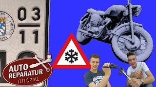 Motorrad Winterfest machen  richtig einwintern  Wintercheck  DIY Tutorial [upl. by Deragon]