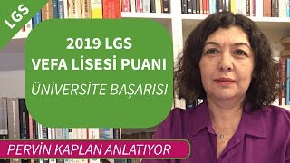 2019LGS VEFA LISESİ PUANI  ÜNİVERSİTE BAŞARISI [upl. by Staal]