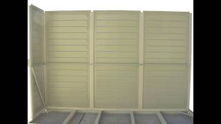 DuraMax 4x8 SideMate Vinyl Shed Installation [upl. by Harberd]