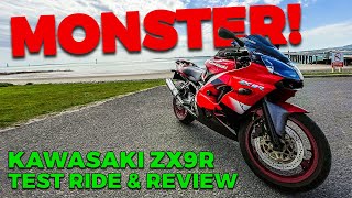 Kawasaki ZX9R Test Ride amp Review 4K [upl. by Asela657]