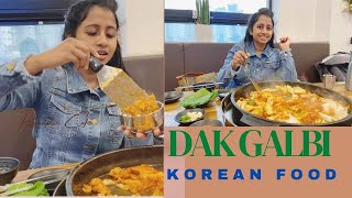 Spicy chicken and vegetables korean food Dakgalbi 닭갈비 marinade chicken sinhala video dakgalbi [upl. by Aleuname450]