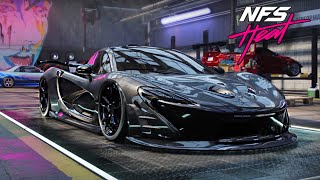 Mclaren P1 Full carbon fiber customization and gameplay in NeedForSpeed HEAT [upl. by Maureen]