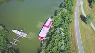 Girolibero Bike and Barge from Mantua to Venice  drone [upl. by Friedman534]