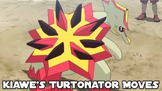 Kiawes Turtonator Moves [upl. by Annasus629]