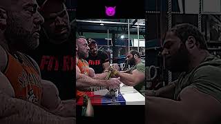 Andrey met arm wrestling boss Denis🔥💪 armwrestling viralvideo strength trendingshorts [upl. by Candida]