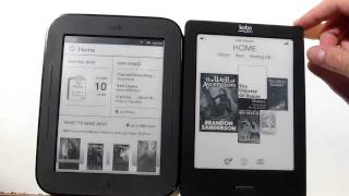 New Nook vs Kobo Touch Comparison [upl. by Pinsky4]