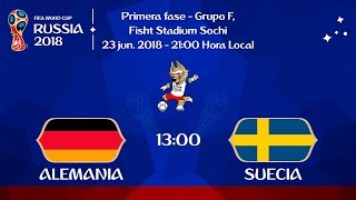 Alemania vs Suecia 23062018 HD  All Goals amp Highlights  World Cup Russia 2018 [upl. by Amein]