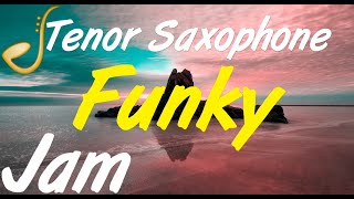 Funky Tenor Saxophone Backing Track Jam in E Minor  Improvisation [upl. by Harilda]