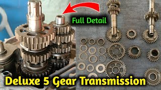 How To Assemble Honda Deluxe 5 Gear Transmission [upl. by Lyontine526]