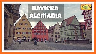 Qué ver en BAVIERA en 5 minutos La región mas bonita y mágica de Alemania  Munich Rothenburg [upl. by Kotto]