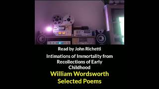 Poem of William Wordsworth  Intimations of Immortality from Recollections of Early Childhood [upl. by Idoj515]