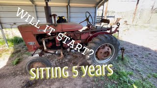 Will it Start Farmall 140 tractor Farmall Super A [upl. by Binah19]