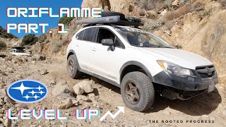 Lifted Subaru OffRoad Adventure Part 1 Oriflamme Canyon Trail Downhill  SubaruOffroad [upl. by Jaf]