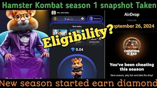 HAMSTER Kombat snapshot done Eligibility [upl. by Akinod]