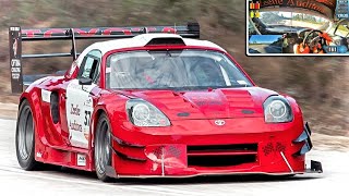 830Hp Toyota MR2 Super GT V6 Turbo  ONBOARD Simola KING OF THE HILL [upl. by Raphael729]