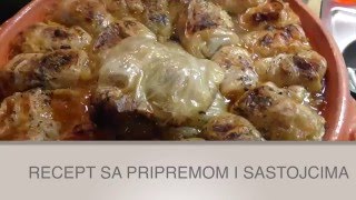 Recept DOMAĆE SARME  DOMAĆA SARMA od kiselog kupusa [upl. by Hsirap492]