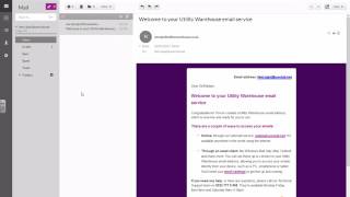 Utility Warehouse How to change webmail 70 Mailbox View Mode [upl. by Irat]