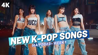 NEW KPOP SONGS  MAY 2023 WEEK 1 [upl. by Juliette862]