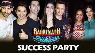 Badrinath Ki Dulhania Success Party  Full HD Video  Varun Alia John Kriti Arpita [upl. by Drofdeb]