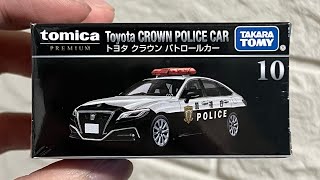 開封TOMICA PREMIUM No10 Toyota Crown Police Car  トヨタ クラウン パトロールカー [upl. by Terryn]