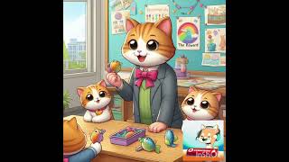 In the class room little cats irritating teacher 😔😔 [upl. by Riordan]