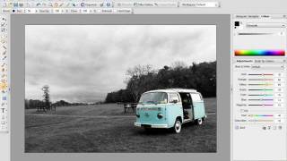 Serif PhotoPlus X5  How to Use a Colour Popping Effect in Your Photos [upl. by Larina]