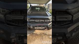 Ford endeavour black gloss wrap on bount shortfeed viralshort viralvideo [upl. by Hicks]