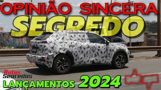 LANÇAMENTOS para 2024 SEGREDOS Carros mais ESPERADOS NOVIDADES para 2024 Vem carro BOM e BARATO [upl. by Mumford597]