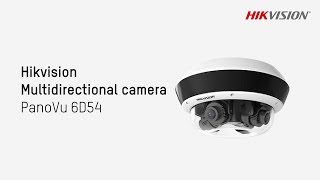 Multidirectional camera  Hikvision PanoVu 6D54 series [upl. by Cayla]