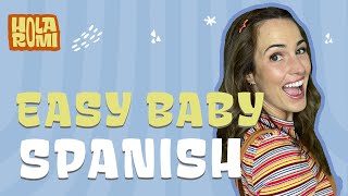 Easy Baby Spanish  Shapes Animals and Family [upl. by Eibbed]