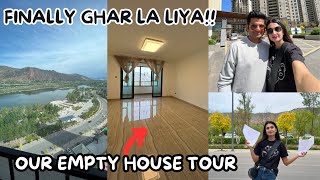 FINALLY Ghar La Liya  OUR Empty House Tour  SIDRA MEHRAN VLOGS [upl. by Adaynek]