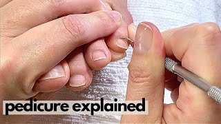 Gentle Simple Pedicure Explained Watch Me Work [upl. by Barrus700]