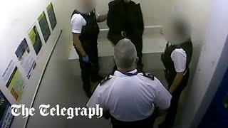 Footage shows moments before custody sergeant Matt Ratana was shot dead at Croydon Police station [upl. by Hsenid126]