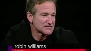 Complete High Definition Robin Williams Job İnterview On Charlie Rose 2000 amp 2002 [upl. by Dranyl]