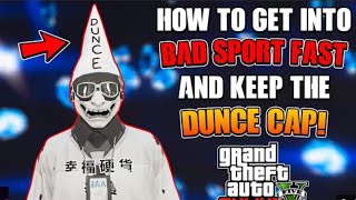 Gta 5 How Keep Dunce Cap Online ForEver [upl. by Trinidad]