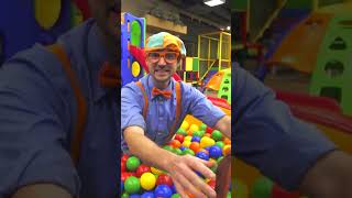 Blippi JUMPS in the Ball Pit at Kinderland shorts [upl. by Magan]