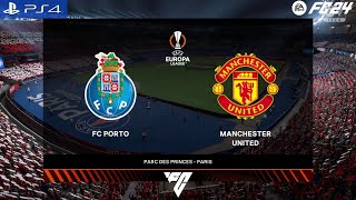 FC 24  FC Porto VS Manchester United FC  UEFA Europa League [upl. by Naxela270]