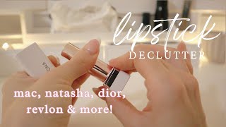 Lipstick Collection Swatches amp Declutter [upl. by Levinson]