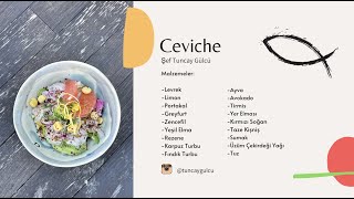 FARKLI BİR BALIK TARİFİ  PERU’DAN LEVREK CEVICHE [upl. by Nnahgem121]