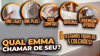 ATUALIZADO TESTAMOS TODOS OS COLCHÕES EMMA Melhor Colchão Análise COMPLETA Colchão Emma é bom 😯 [upl. by Ardied]