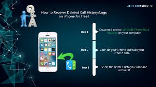 How to Recover Deleted Call History on iPhone for Free [upl. by Mur]