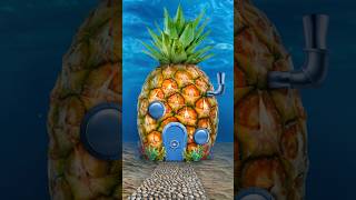 Spongebobs house spongebobsquarepants speedart realisticdrawing [upl. by Mignon]