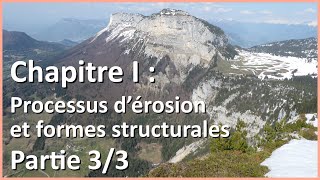 Processus dérosion et formes structurales 33  Géographie des environnements [upl. by Giacopo]